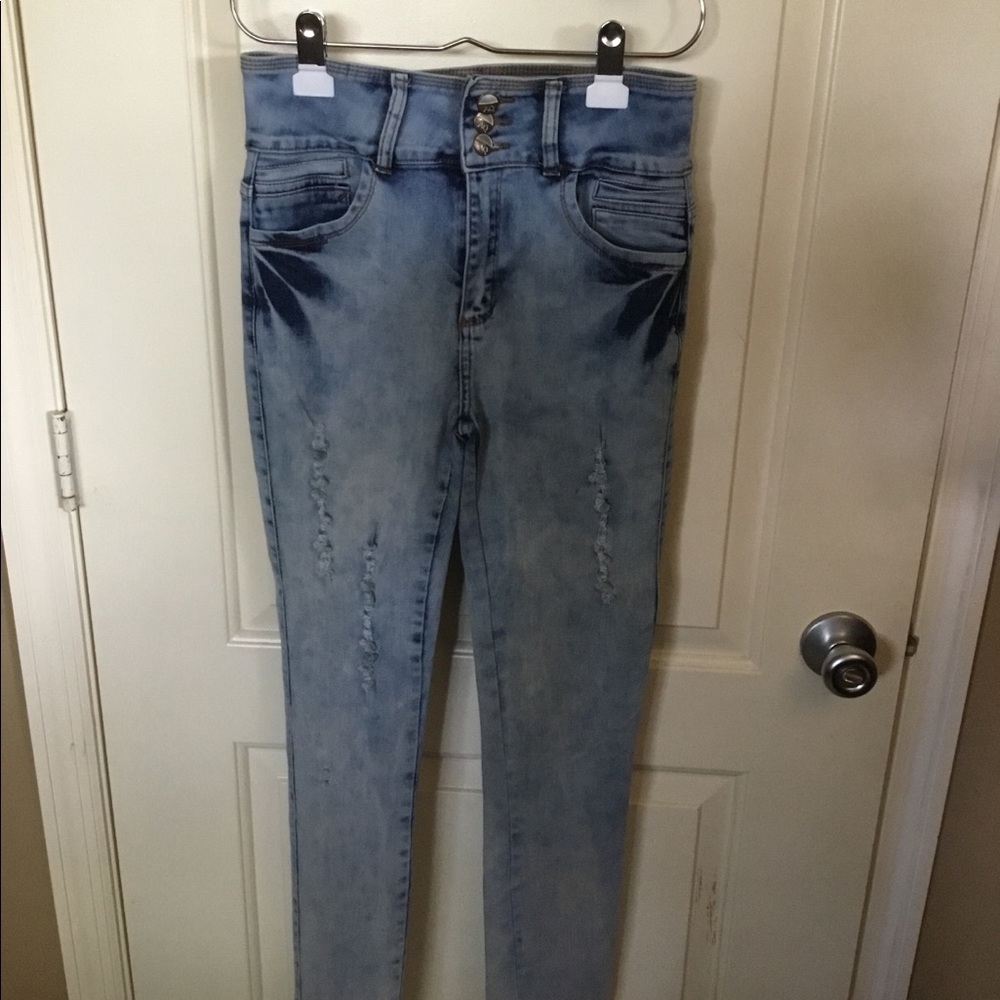 Blue jean wash jeans